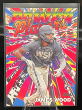 James Wood 2025 Topps Series 1 Celebrations Power Players RC #PP-23  Nationals