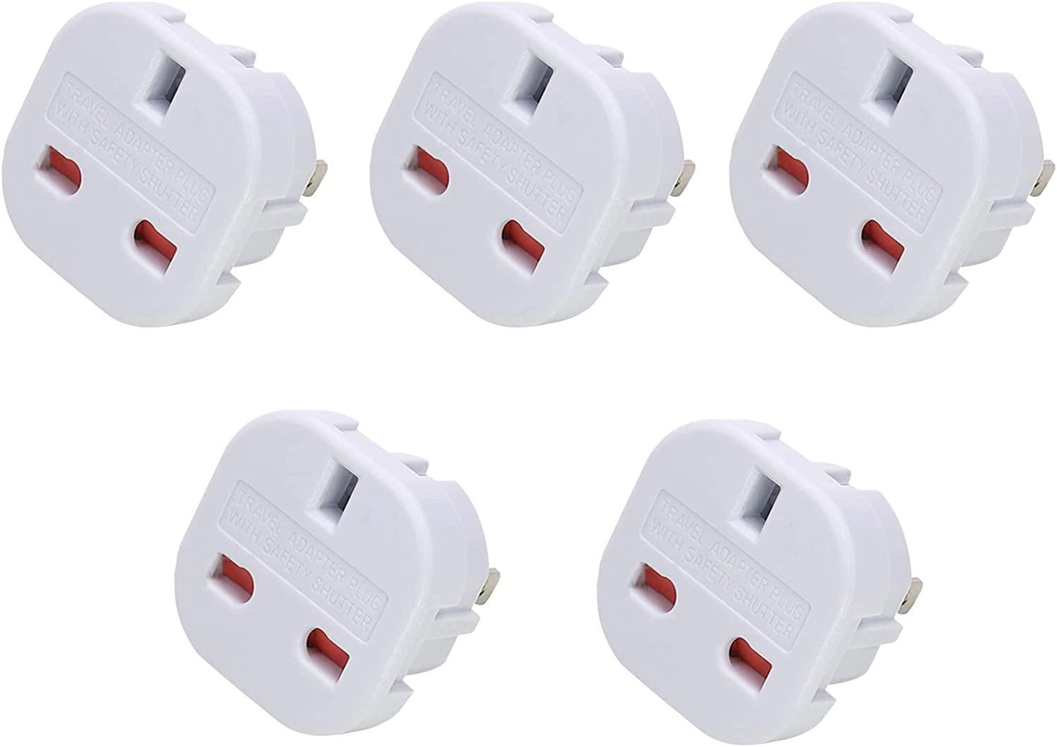 5 x UK to Thailand Trinidad Power Adaptor Plug Converter Travel Adapter