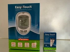Easy Touch Blood Glucose METER KIT PLUS 50 STRIPS EXP 07/2026 FREE SHIPPING 