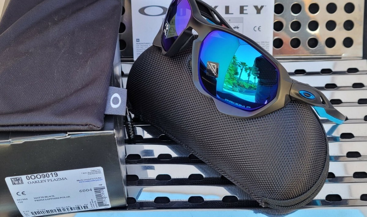 New Oakley PLAZMA 9019-0859 Sunglasses Matte Black w/ Prizm New Oakley PLAZMA 9019-0859 Sunglasses Matte Black w/ Prizm