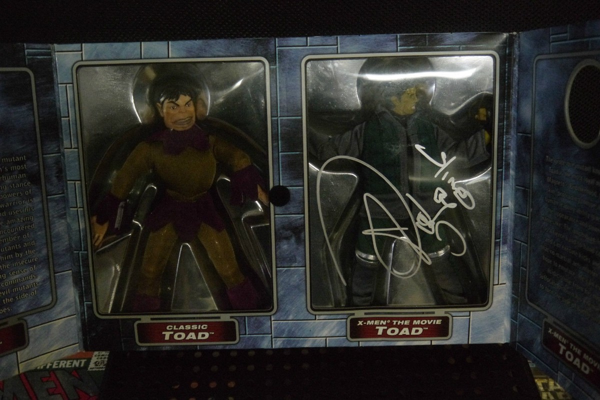 Ray Park Signed X-Men Mutations Classic Toad And Movie Toad