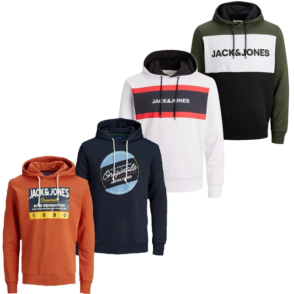 JACK & JONES Sudadera Jack & Jones estampada para hombre