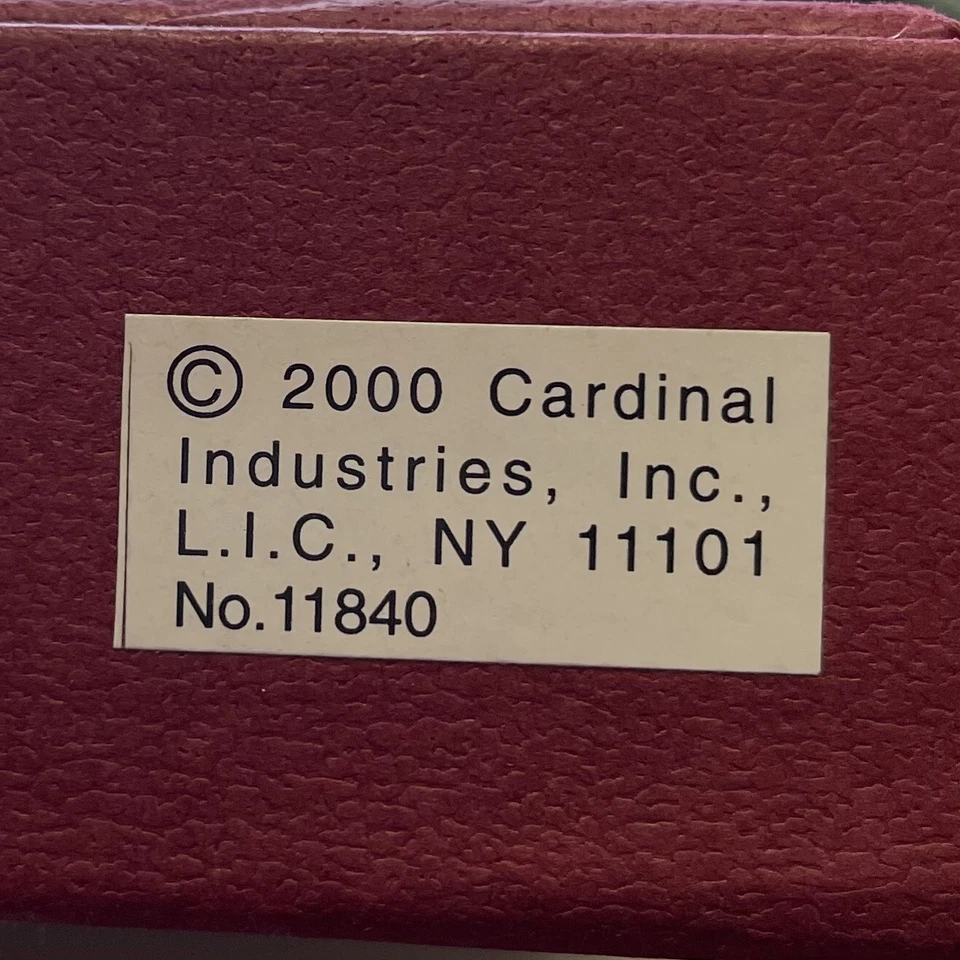 Tabuleiro de jogo de madeira Chinese Checkers Cardinal The Woodfield Collection 2000 novo na caixa - Imagem 3 de 3