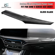 Dry Carbon Fiber Dashboard Panel Cover For BMW G20 G22 M2 M3 M4 G87 2025+(LHD)