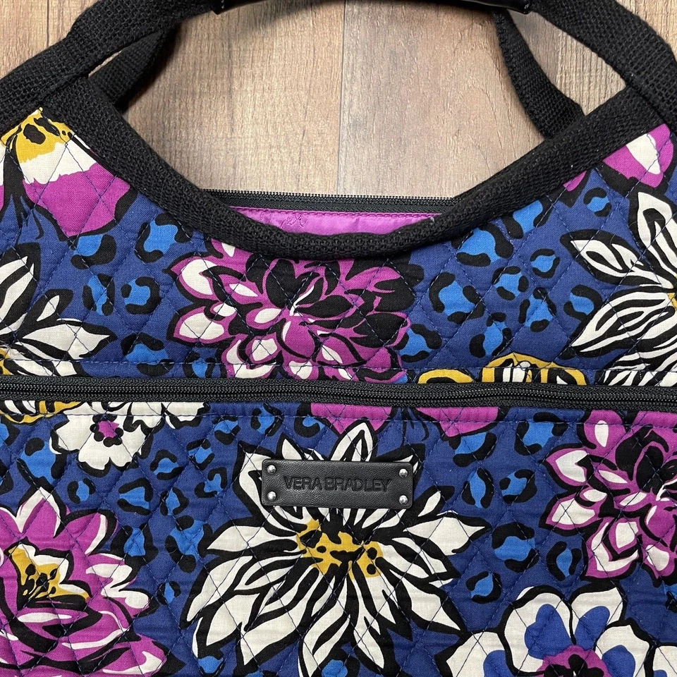 Vera Bradley Travel Bag Carryall African Violet Shoulder Strap 20"x27" EUC - Image 2 of 4
