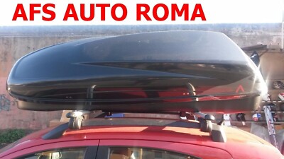 Barre Tetto Per Fiat Panda Cross 2014-2024 - Portapacchi In Alluminio Nero, 2 Barre