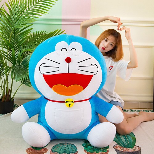 Anime Doraemon Plush Toys Throw Pillow Soft Stuffed Doll Gift 25/35/50/70/100cm - Picture 7 of 23