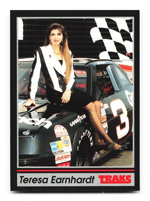 1991 Traks #186 Var Teresa Earnhardt ERR RC EXMT+ 3686