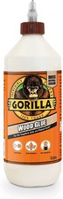 Gorilla Glue Wood Glue 1L Bottle, Water-Resistant, Indoor & Outdoor Suitable