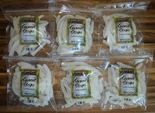 6-Pack Trader Joe's Coconut Strips Lightly Sweetened snack lot Joes Dried bags