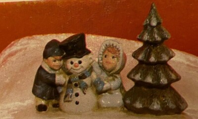 VINTAGE BYRON CERAMIC MOLD #1257 MAKE A SNOWMAN