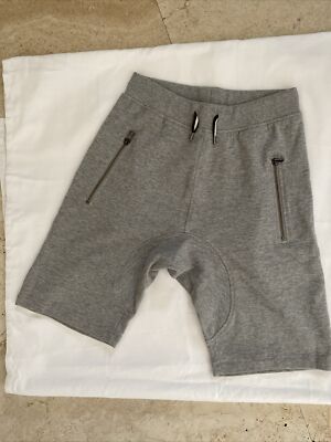 MOLO  Ashton Dropped Crotch Boys Jogger Gray Shorts Sz 14 Organic Cotton NWOT