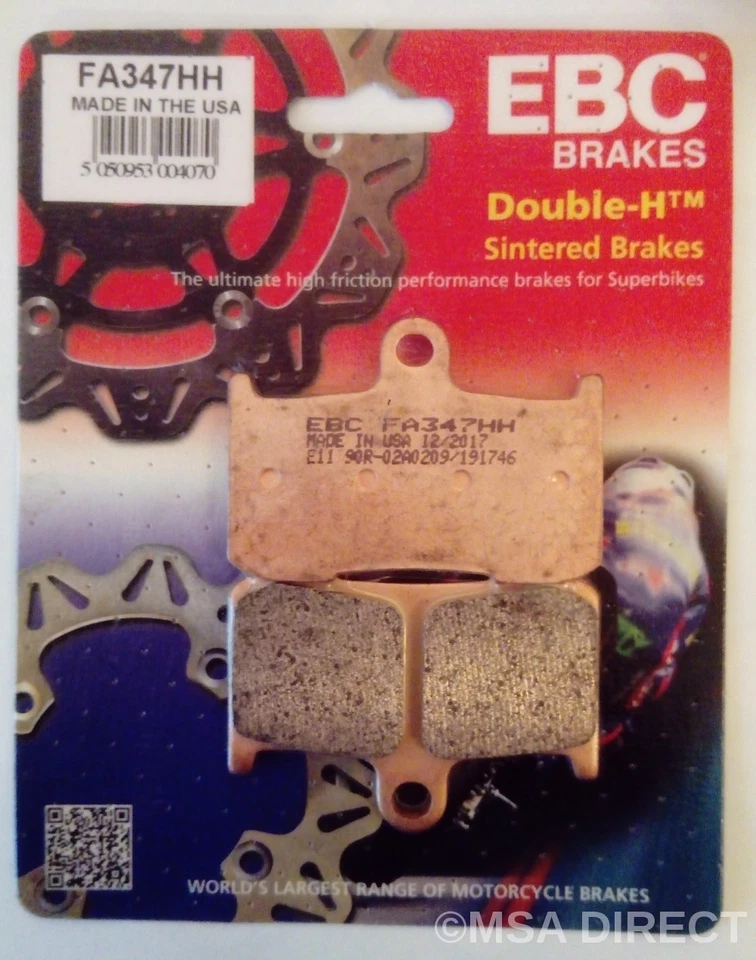 Pastillas de freno de disco delanteras sinterizadas EBC para Victory Jackpot / Judge (2010 a 2017) Foto 2 de 4