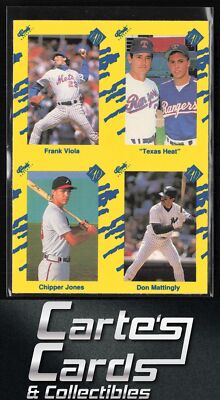 Nolan Ryan Reid Chipper Jones Don Mattingly Viola 1990 Classic Yellow #NNO