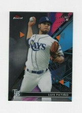 2021 TOPPS FINEST BASEBALL ROOKIE LUIS PATINO TAMPA BAY RAYS #79