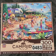 Campside - Day At The Lake 300 Piece Ez Grip Puzzle