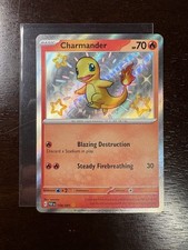 Pokemon TCG Charmander, Paldean Fates 109/091, Shiny Holo Rare on eBay