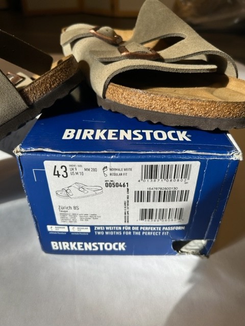 Birkenstock Zurich Suede EU43 Men display picture 3