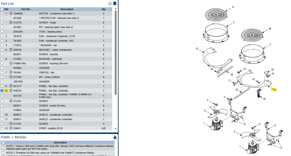 Panel superior Thermo King original incidente soldadura en carretera número de pieza 930234 Foto 2 de 4