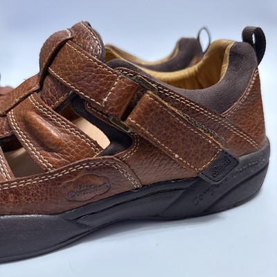 Dr. Comfort Fisherman Sandals Men\'s Brown Leather Diabetic Shoes 9820 s-l400.jpg main image 3