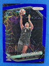 2025 #117 Nyara Sabally Panini Prizm WNBA Blue Velocity Prizm Liberty