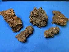 Aquarium Lava Stone Aquascape Terrarium  5 Pieces 6.10lbs