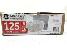 GE 125 AMP 8 SPACE 8 CIRCUIT INDOOR MAIN LUG BREAKER PANEL TLM812SCUDP