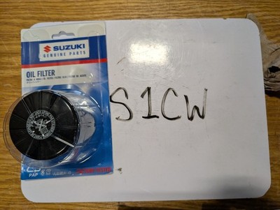 New OEM Suzuki Genuine Engine Oil Filter - 16510-07J10 (S1CW)