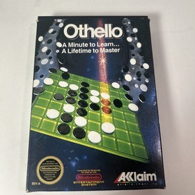 Othello NES Nintendo Complete w/ Box & Dust Sleeve Tested Authentic