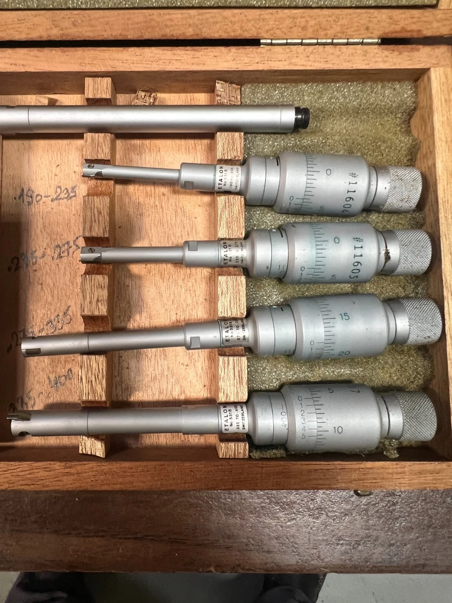 ETALON DIAL INDICATING MICROMETER 1-2 WITH CASE .0001