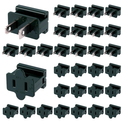 #ad 32PCS SPT 1 Christmas Female and Male Slip Plug Electrical Vampire Plugs $18.95