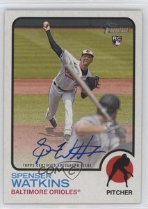 2022 Topps Heritage Real One Auto Spenser Watkins #ROA-SW Rookie Auto RC