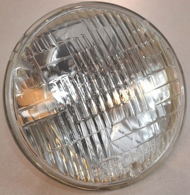 General Electric GE ''2'' Low Beam Headlight Bulb, 3-Prong Head Lamp 5-3/4'' Light