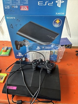 PlayStation 3 Konsole mit Original-Controller und Karton PS3