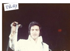 RARE ELVIS ORIGINAL PHOTO CONCERT OLD KODAK 1970'S CONCERT 50 YEARS OLD