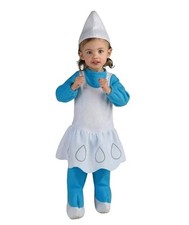 Toddler Baby Costume The Smurfs 2 Smurf Romper and Headpiece Blue/White