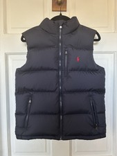 NWOT Polo Ralph Lauren Water Repellant Down Vest Boys M 10-12 Black