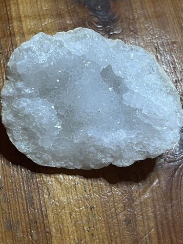 Grande geode cristallo quarzo dopo apertura a bellissimi cristalli all'interno - Foto 1 di 7