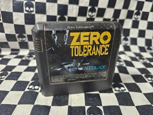 Vintage Sega Genesis Zero Tolerance Video Game Cartridge Only