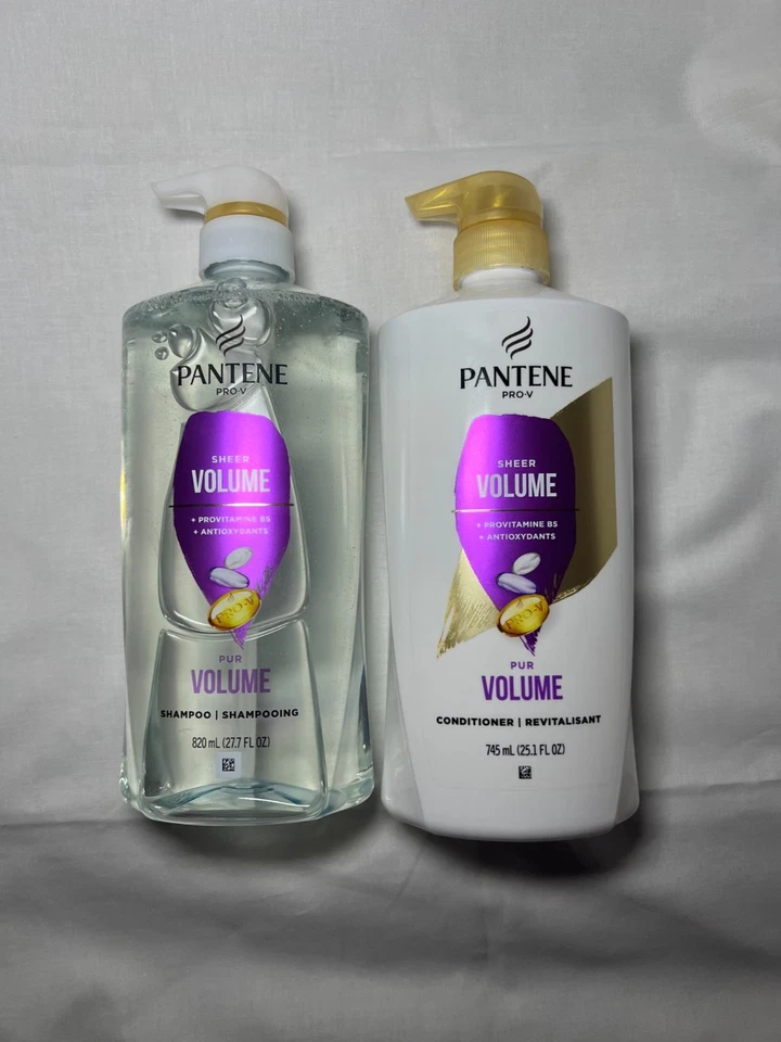 Pantene Shampoo & Conditioner Set – Volume & Body for Fine Hair, Color-Safe - Image 3 of 4