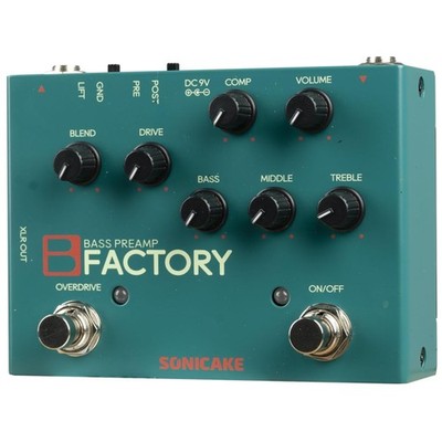 Bass Pedal with Overdrive and Compression Effects