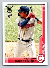 2021 Topps Big League #48 Andres Gimenez Cleveland Indians Rookie