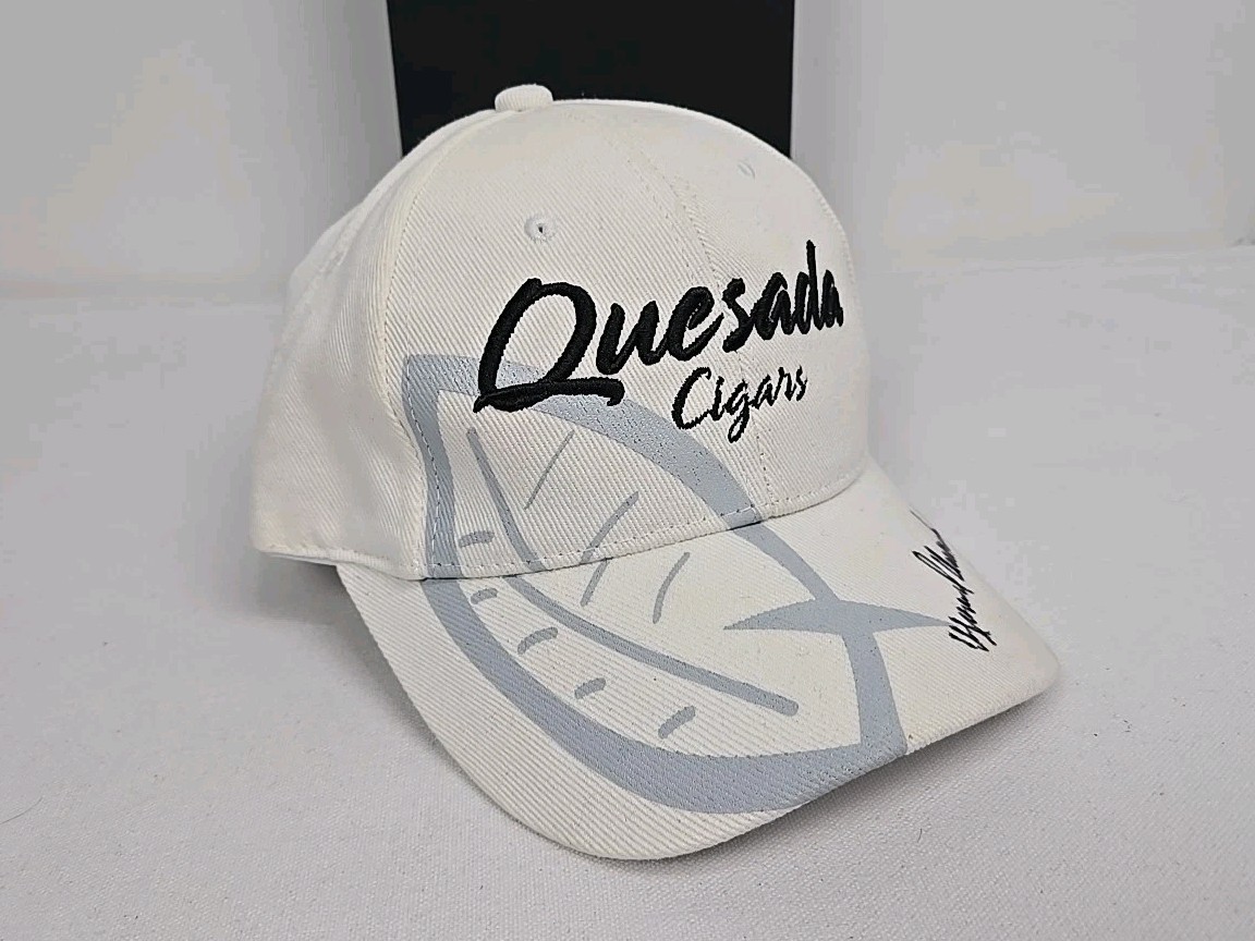 Quesada Cigars Strap-Back Baseball Hat Signed By … - image 7
