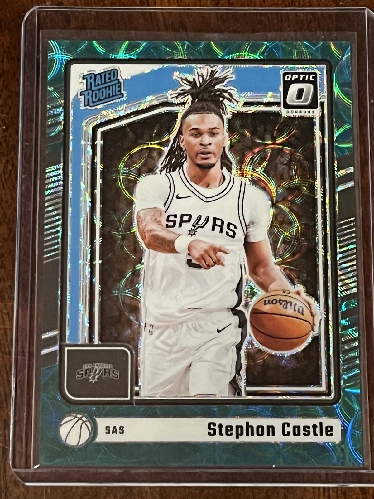 2024-25 Donruss Optic Stephon Castle #254 Rated Rookie Green Scope /25 Mint 🔥🔥