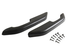 New 1987-1991 Ford F-150 F-350 Bronco Black Interior Door Pull Arm Rests-pair