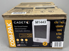 Cadet 1,500 W Com-Pak In Wall Fan forced Electric Heater White w/  Thermostat