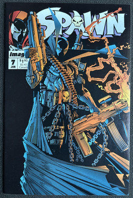 Spawn #7 Classic Todd McFarlane Cover Direct Edition 1993 NM