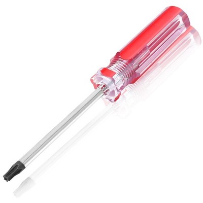 Bonsicoky T20 Torx Security Screwdriver with Magnetic Tip x 75mm, Red 