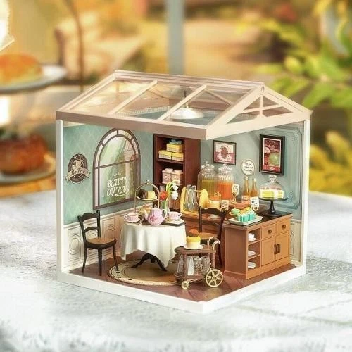 Rolife DIY Miniatur Puppenhaus Kit Sweet Sips Tee Bastelset Spielzeug Erwachsene - Bild 1 von 4