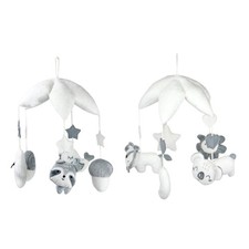 Musical Baby Bed Mobile Plush Animals Crib Hanging Rattle Sleep Soothing Toy